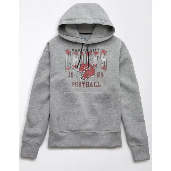 AE NFL Kansas City Chiefs Hoodie - Gray Heather