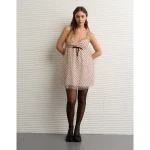 AE Ruched Bust Mini Dress - Cream