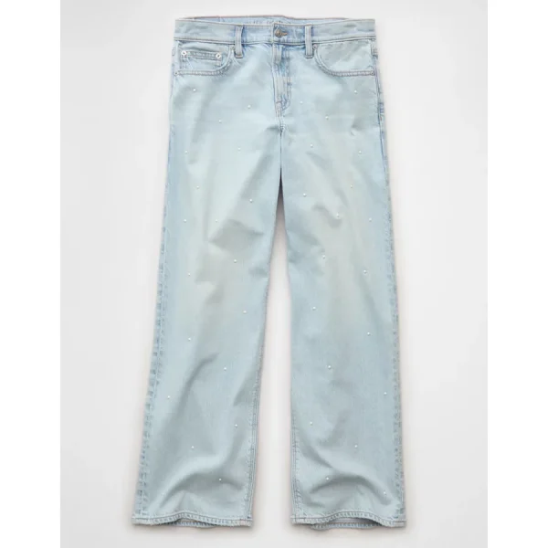 AE Strigid High-Waisted Stovepipe Jean - Authentic Light