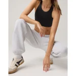 OFFLINE By Aerie Goals Gloss High Neck Sports Bra - True Black