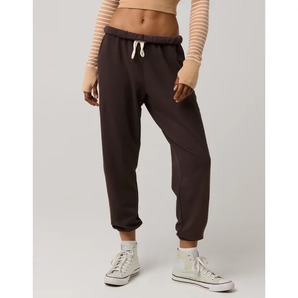 OFFLINE By Aerie OTT Fleece Jogger - Deep Earth