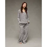 AE Flannel PJ Set - Silver Shadow