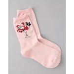AE Santa Martini Crew Socks - Naive Pink