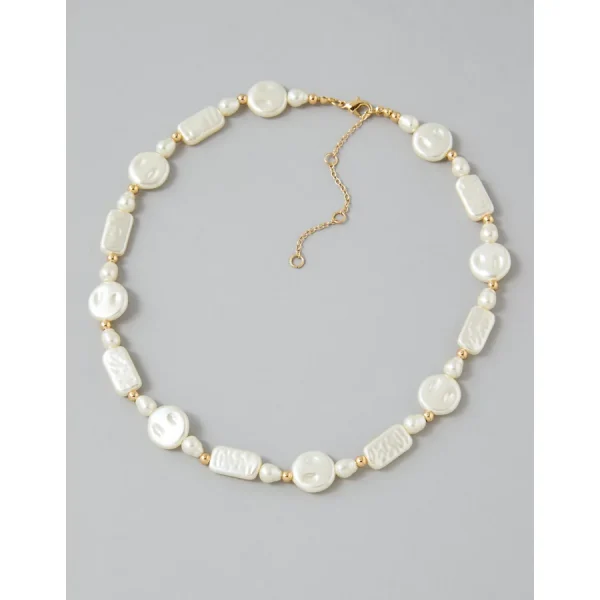 AEO Pearl Necklace - Gold