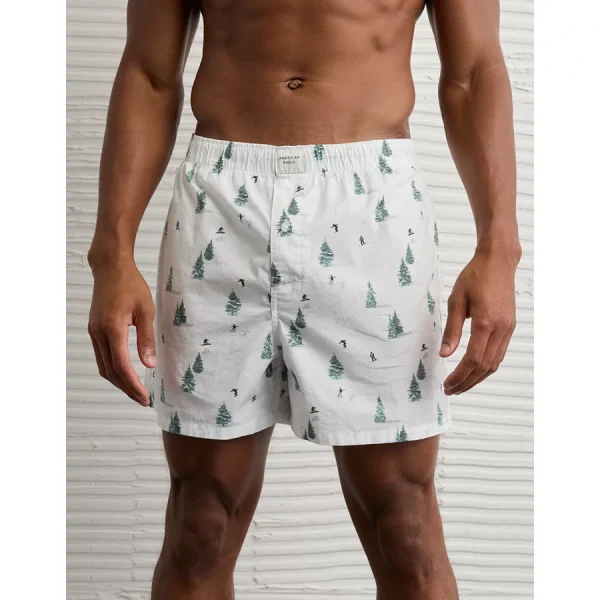 AEO Snowboarding Stretch Boxer Short - White