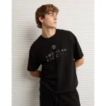 AE Boxy 24/7 Graphic T-Shirt - Black