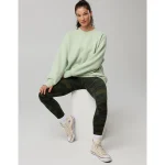 OFFLINE By Aerie Cloud Fleece Oversized Crewneck Sweatshirt - Dusty Sage