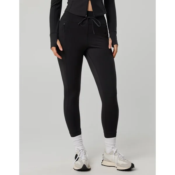 OFFLINE By Aerie Warmup High Waisted Pocket Legging - True Black