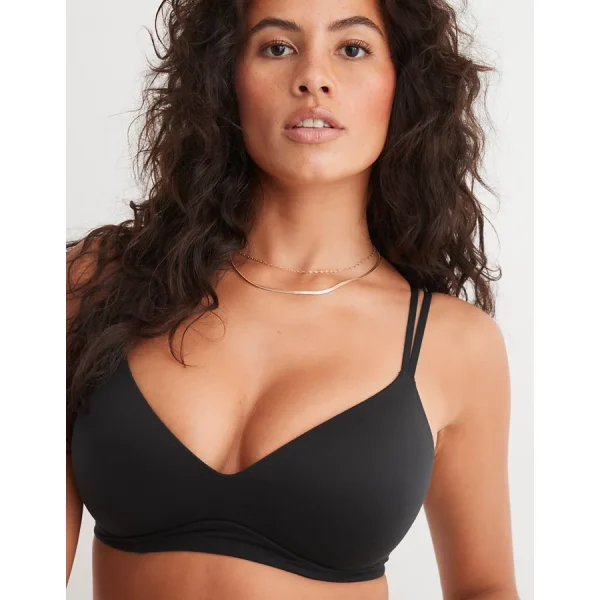 Sunnie Wireless Push Up Bra - True Black