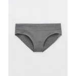 Superchill Seamless Bikini Underwear - Dark Heather Gray