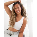 Superchill Seamless Padded Voop Bralette - White