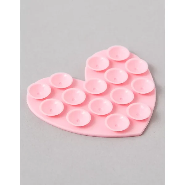 TwelveNYC Heart Silicone Suction Phone Accessory - Multi