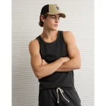 AE Crew Neck Tank Top - Dark Shadow