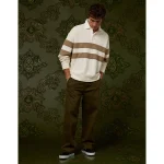 AE x Tru Kolors Pique Rugby Sweatshirt - Cream