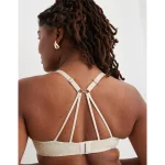 Sunnie Bloom Lace Demi Push Up Bra - Vintage Vanilla