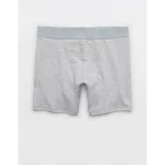 Superchill Cotton High Waisted Boxer Underwear - Medium Heather Gray