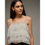 AE Ruffled Cami Top - Cream