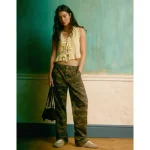 AE Stretch Low-Rise Baggy Utility Pant - Camo Green