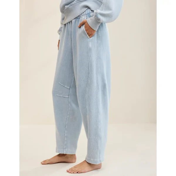 Aerie Oh Snap! Barrel Sweatpant - Cloud Wash