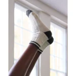 Aerie Pointelle Stripe Quarter Socks - Grey Shadow