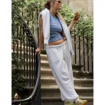 OFFLINE By Aerie Cloud Fleece Baggy Jogger - White