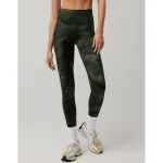 OFFLINE By Aerie Goals Gloss High Waisted Legging - Olive Daze