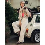 AE Cozy Dreamy Drape Low-Rise Ultra Wide-Leg Jean - Swiss Cream White