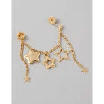 AE Gold Star Brooch - Gold
