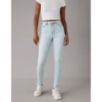 AE Next Level Super High-Waisted Jegging - Light Tinted Wash