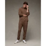 AE 24/7 Textured Fleece Jogger - Brown