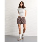 AE Striped Boxer Sleep Short - Brown