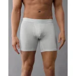 AEO Men's 6" Classic Boxer Brief - Light Gray