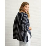 AE Big Hug Crew Neck Waffle Sweatshirt - Rich Navy