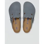 Birkenstock Men's Boston Soft Footbed Clog - Steel Blue