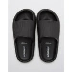 Cushionaire Feather Slide - Black