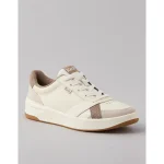 Keds The Court Leather Lace-Up Sneaker - Brown