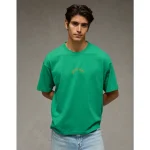 AE Boxy Notre Dame Fighting Irish Graphic T-Shirt - Green