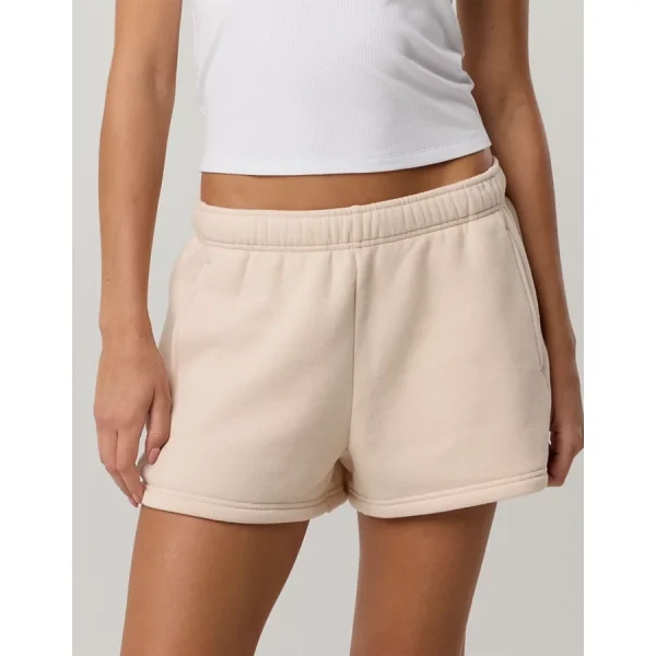 OFFLINE By Aerie Cloud Fleece Short - Sandbar
