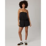 OFFLINE By Aerie Go With The Flow Hugger Dress - True Black
