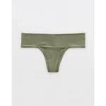 SMOOTHEZ Everyday Thong Underwear - Olive Fun