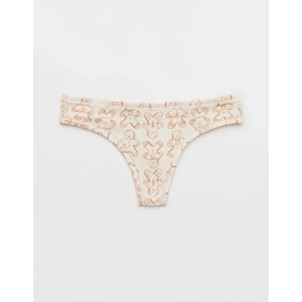 Superchill Cotton Thong Underwear - Natural