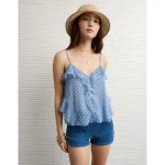 AE Ruffle Cami - Blue