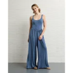 AE Soft & Sexy Seamed Corset Jumpsuit - Navy