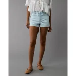 AE Stretch Denim Mom Short - Light Wash