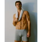 AEO Men's 6" Classic Boxer Brief - Grey