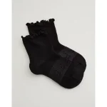 OFFLINE By Aerie Athletic Ruffle Sock - True Black