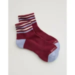 OFFLINE By Aerie Short Crew Socks - Deep Cherry