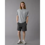 AE 24/7 7" Flex Club Short - Gray