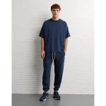AE Laidback Luxe Heavyweight Oversized T-Shirt - Rich Navy