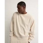 AE Laidback Luxe Heavyweight Sweatshirt - Cream